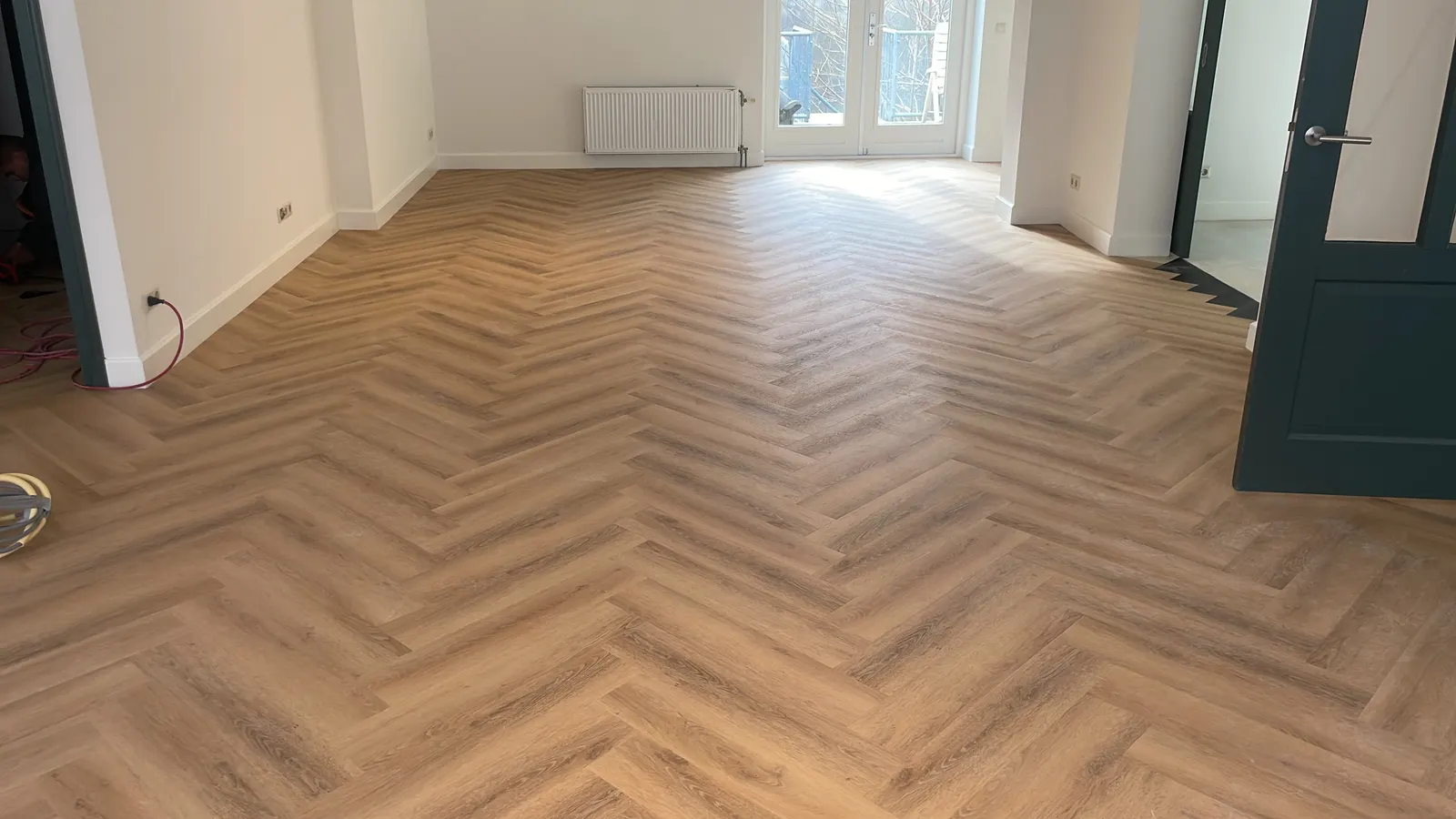 Visgraat met openslaande tuindeuren